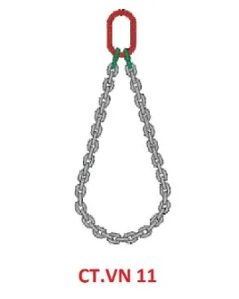 Sling xích kiểu CT.VN 11: Vòng xích có vòng treo